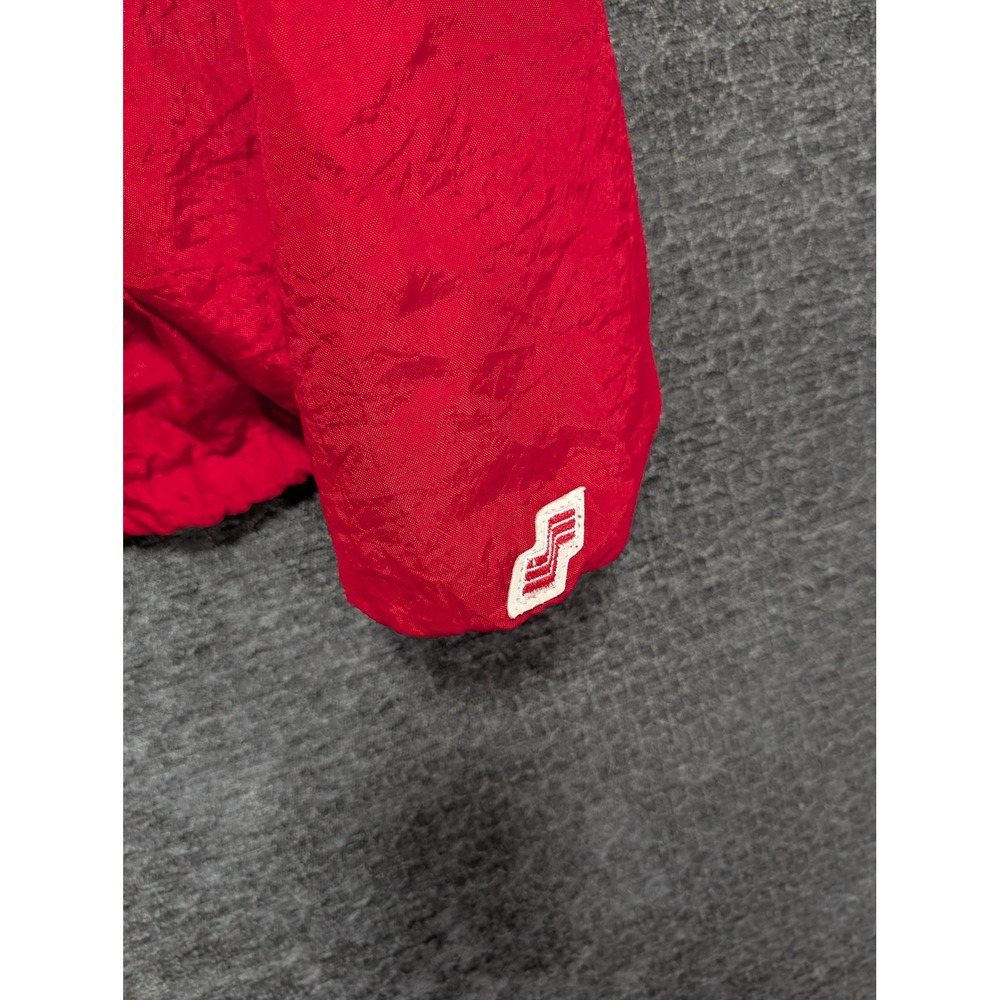 Vintage Swingster Ohio State Buckeyes Windbreaker Jacket Red XXL Made in USA - Picture 5 of 8